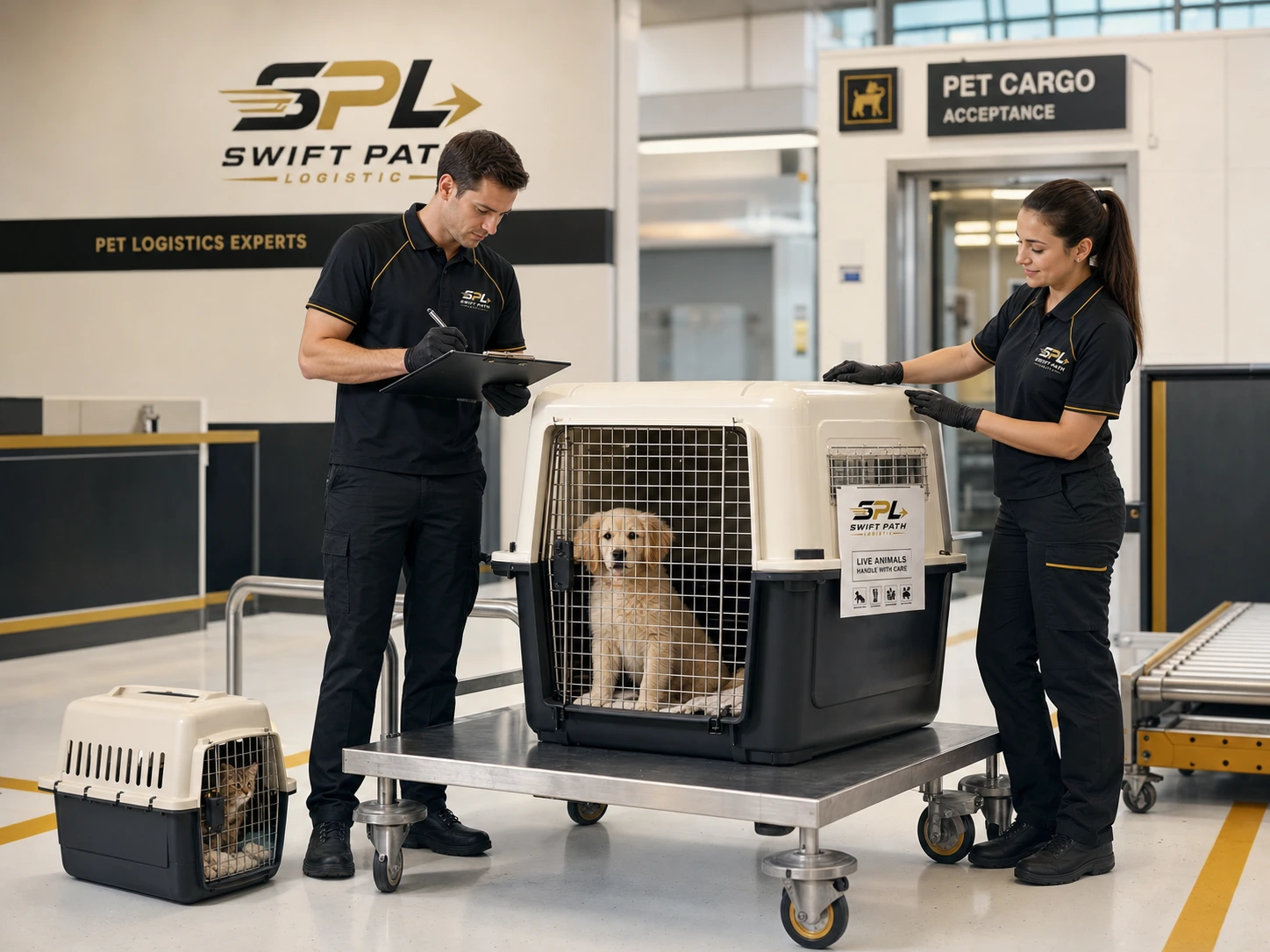 Swift Path Logistic airport cargo pet acceptance bay